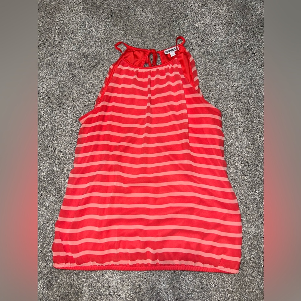 Express top. Size S. Coral/orange.